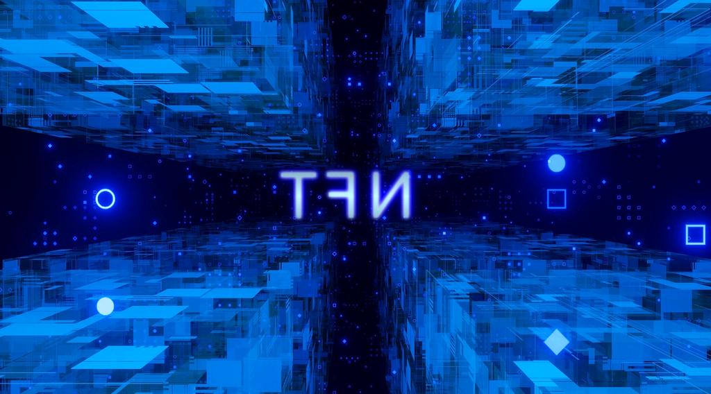 Simbol blockchain pentru NFT